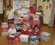 School pupils pack Christmas treats for African children