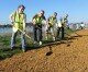 Volunteers reduce flood risk on Warsash river footpath Volunteers reduce flood risk on Warsash river footpath